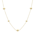 Collar círculos chicos y grandes 14K