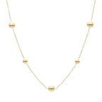 Collar círculos chicos y grandes 14K