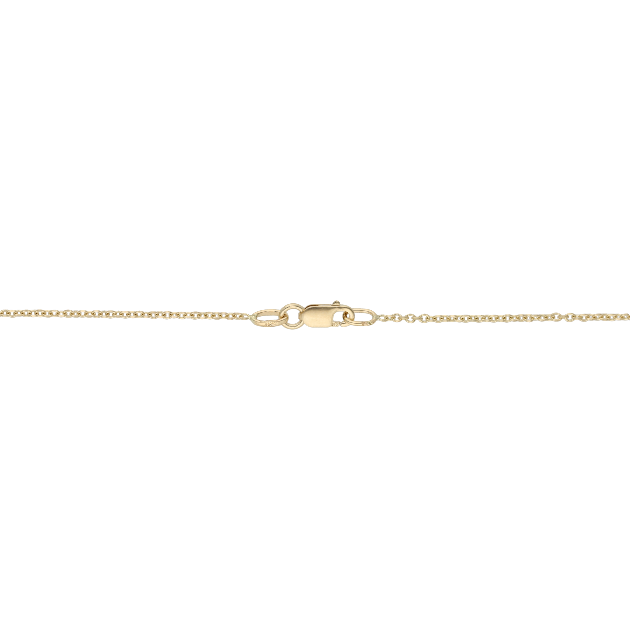 Collar círculos huecos 14K