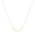 Collar ovals 14K