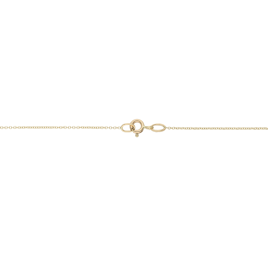 Collar corazones 14K