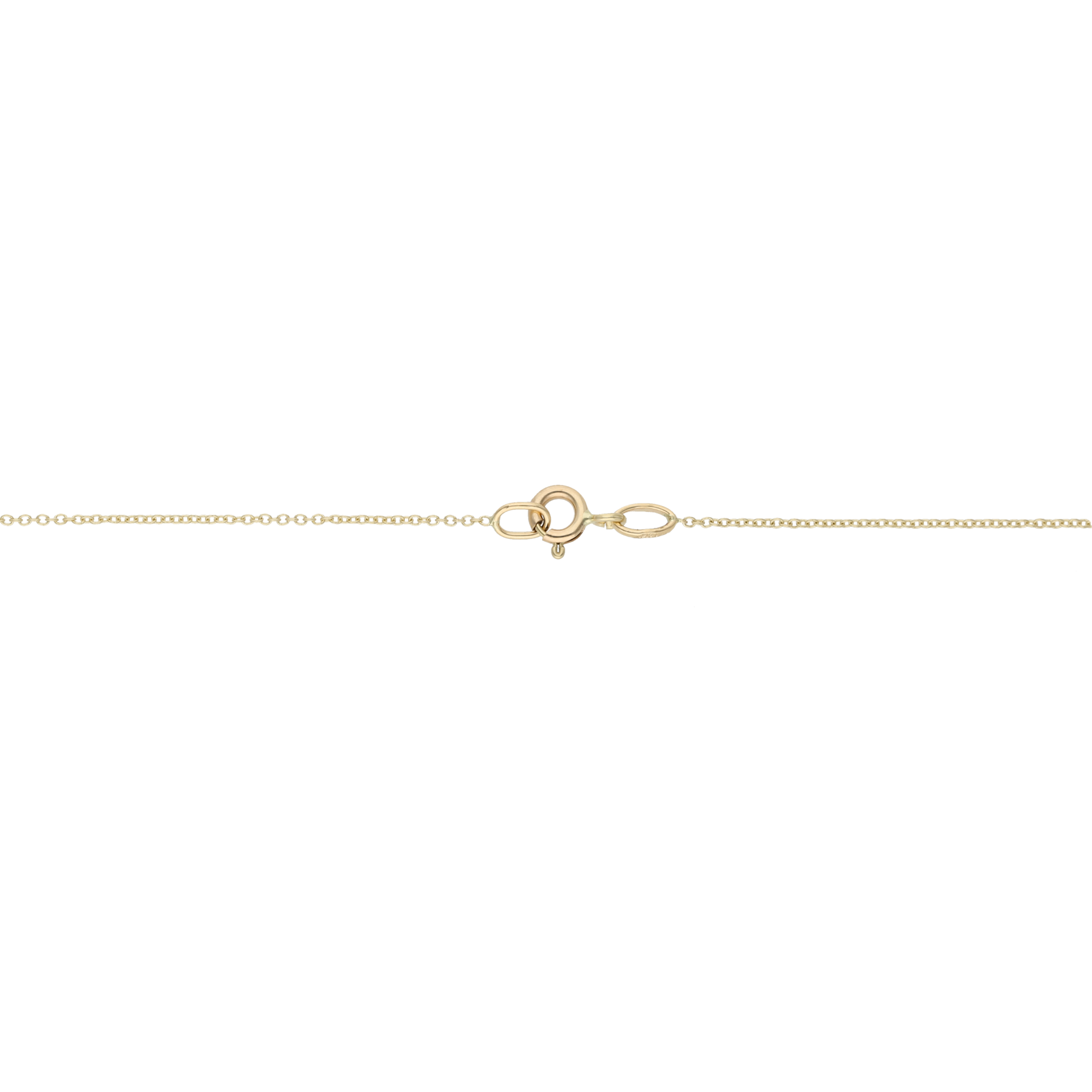 Collar corazones 14K