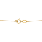 Collar bolitas diamantadas 14K