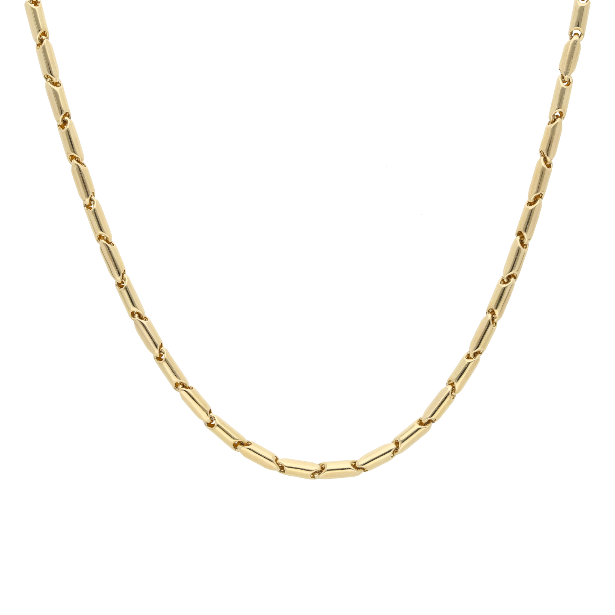 Cadena hueca oro amarillo 14K