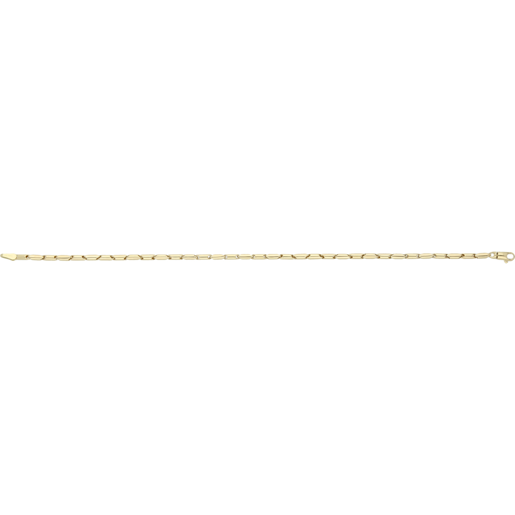 Pulsera hueca oro amarillo 14K