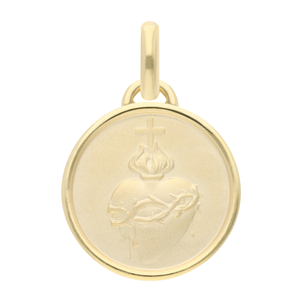 Medalla Sagrado Corazón 14K