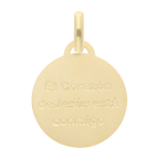 Medalla Sagrado Corazón 14K