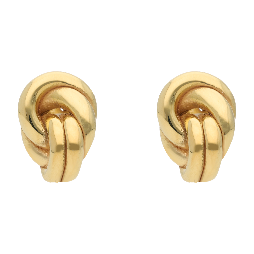Broquel hueco nudo 14K