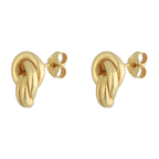 Broquel hueco nudo 14K