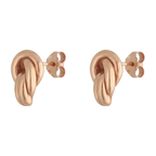 Broquel hueco nudo 14K