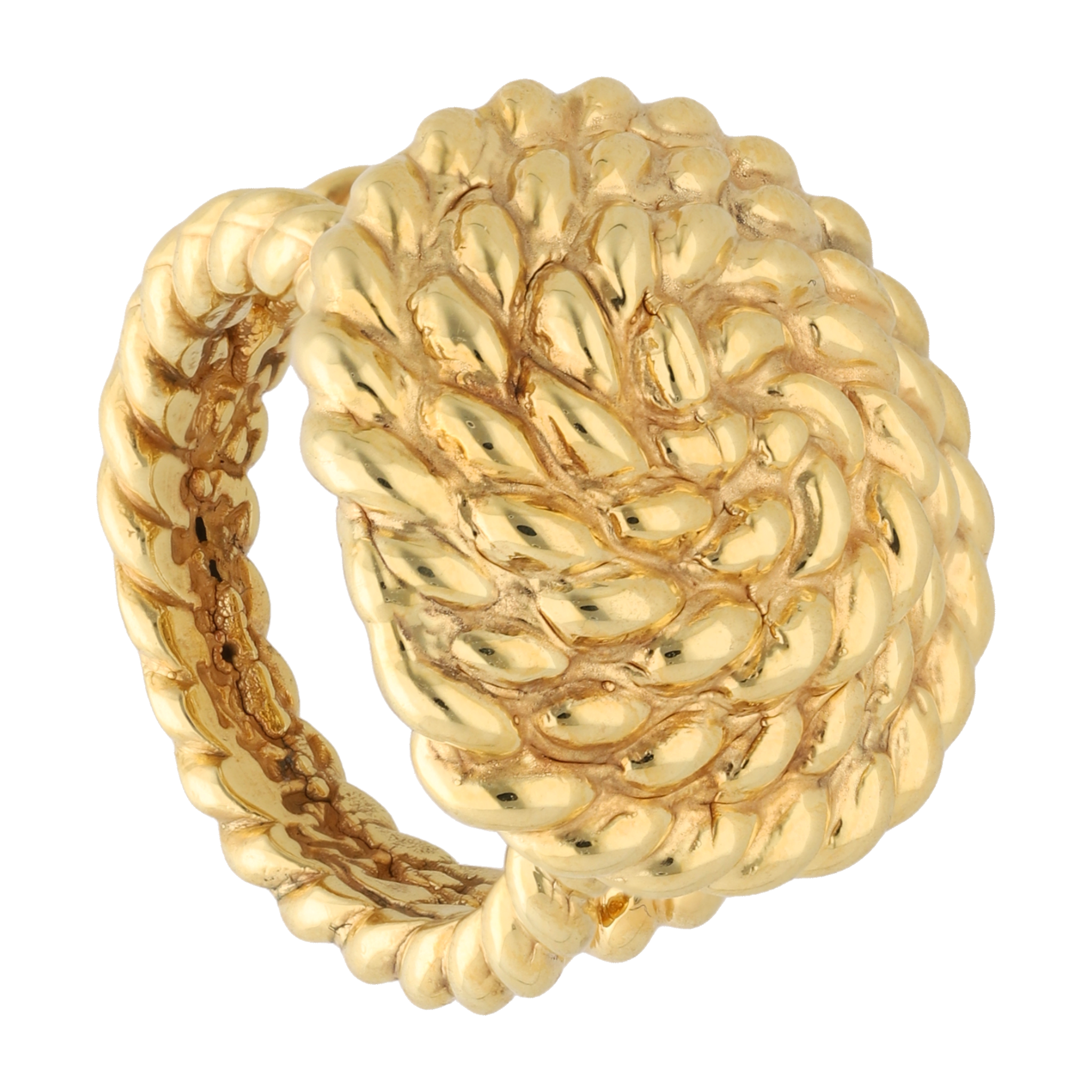Anillo soga hueco 14K