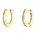 Arracadas huecas 14K