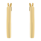 Arracadas huecas 14K