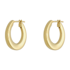 Arracadas huecas 14K