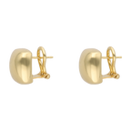 Aretes huecos cuadrados 14K