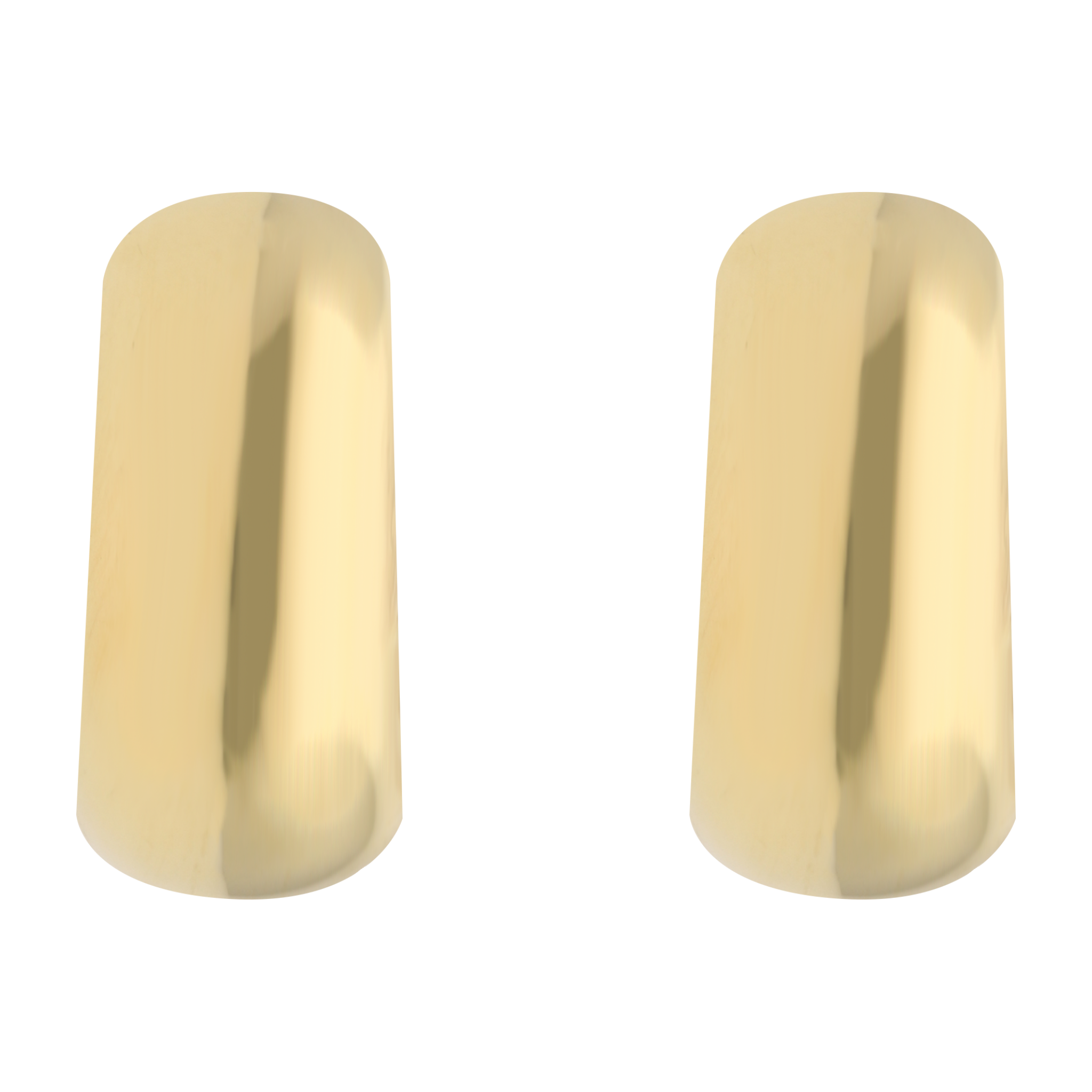 Arracadas huecas 14K