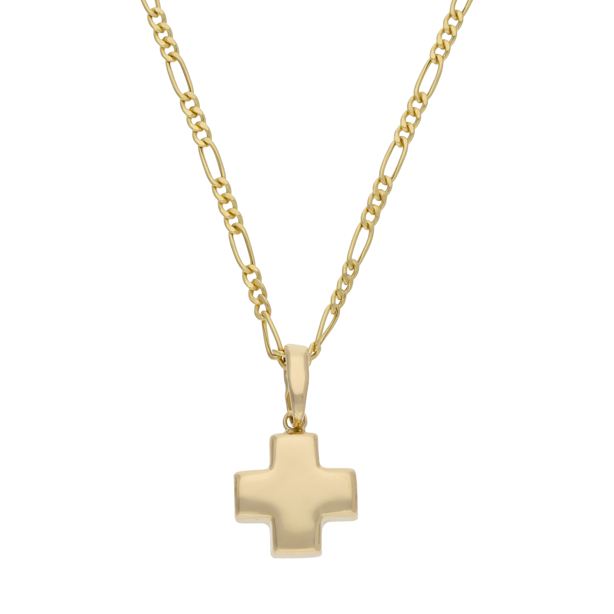 Collar cruz roja 14K