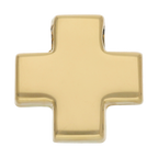 Cruz roja hueca sin asa 14K