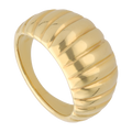 Anillo hueco concha 14K