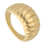 Anillo hueco concha 14K