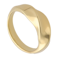 Anillo hueco chueco 14K