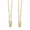 Collar largo escapulario Carmen 14K