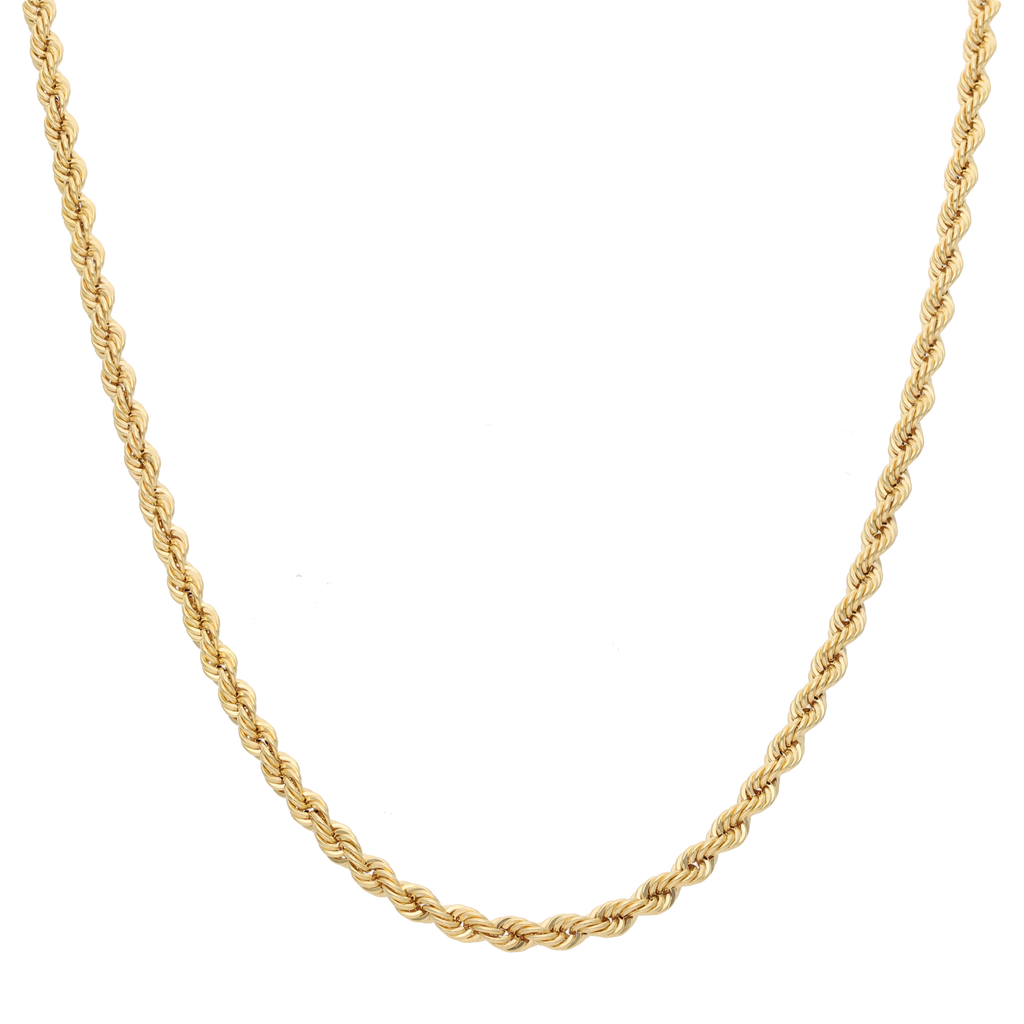 Cadena torsal 3mm hueca 14K