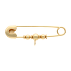 Seguro 3 bolas lisas 14K