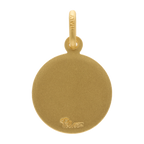 Medalla mate Virgen del Carmen 14K