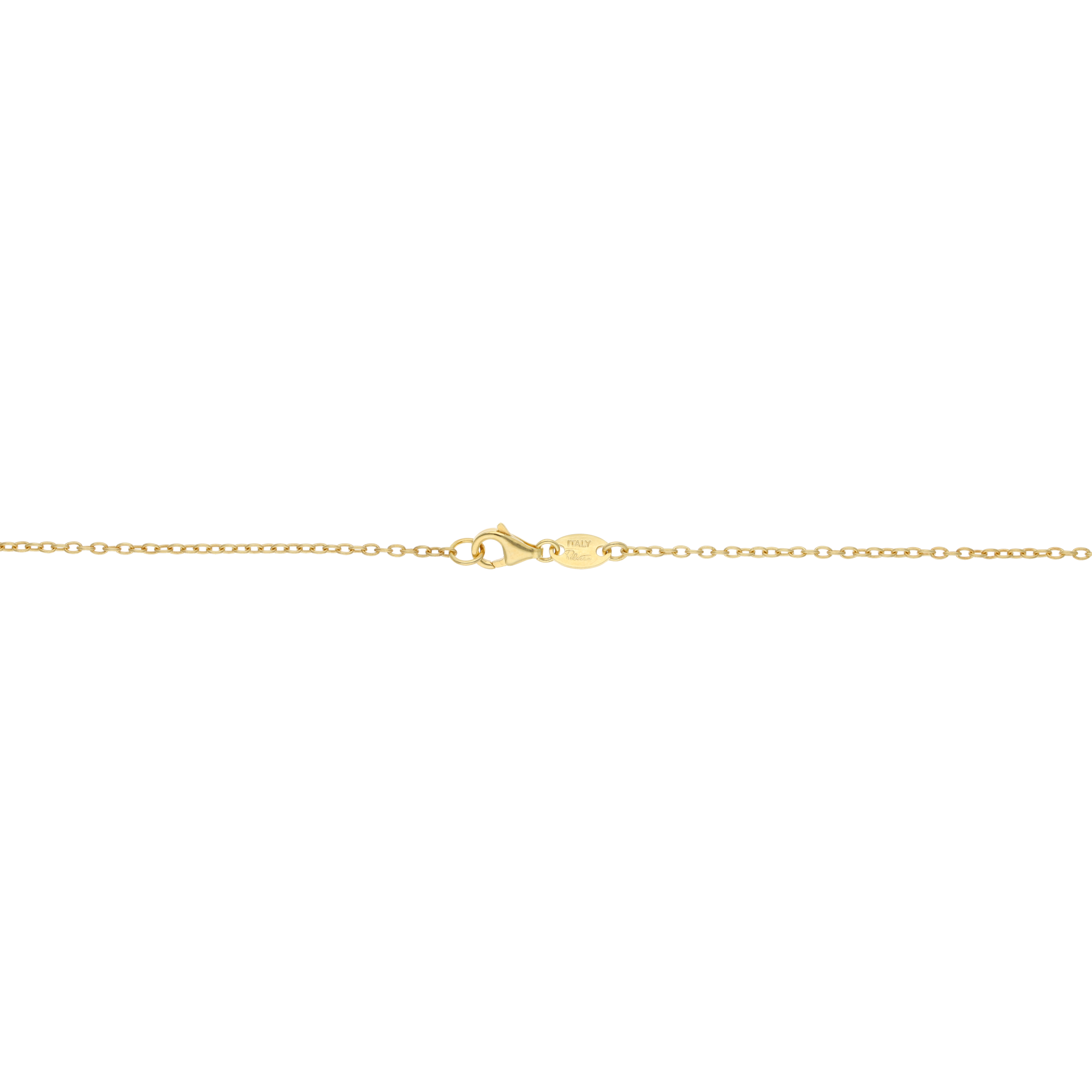 Escapulario Virgen del Carmen cuadrado 14K