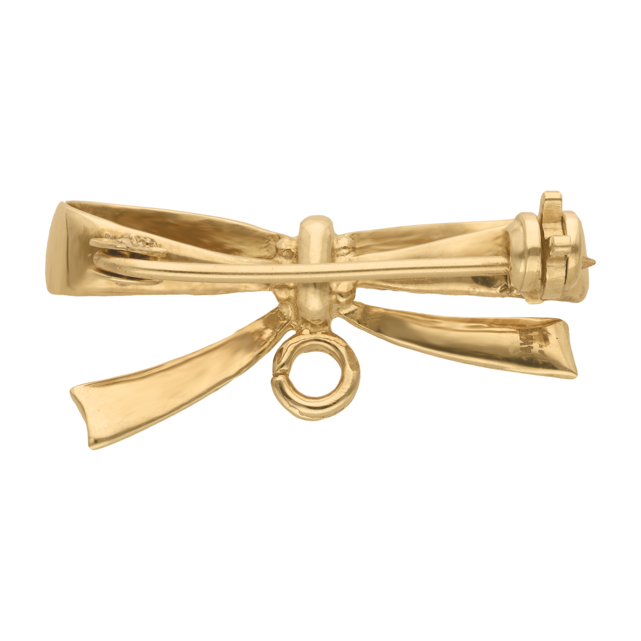 Moño oro amarillo 14K