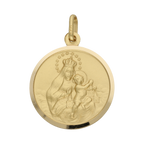 Medalla Vírgen del Carmen 14K