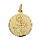 Medalla Vírgen del Carmen 14K