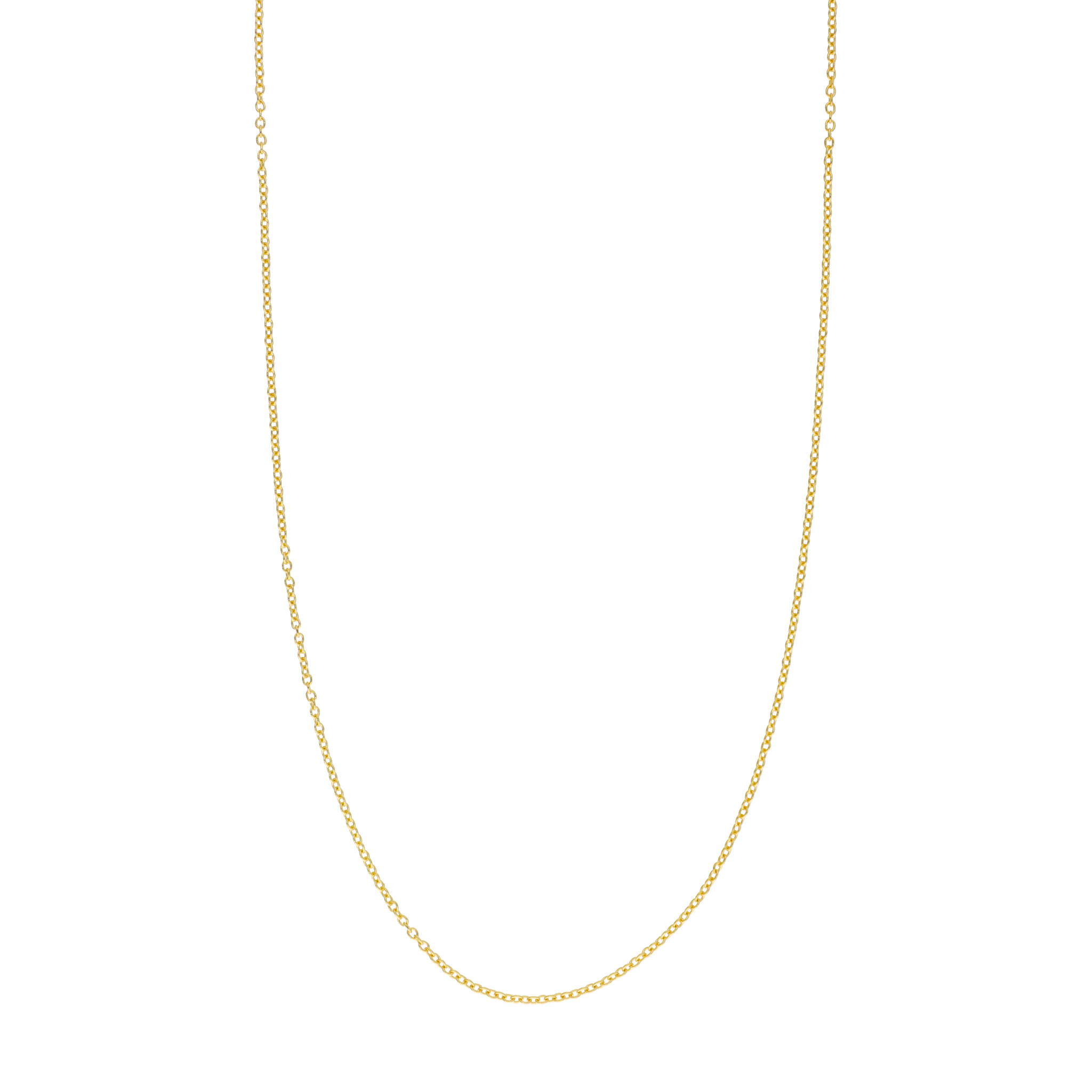 Cadena 1mm ajustable 14K