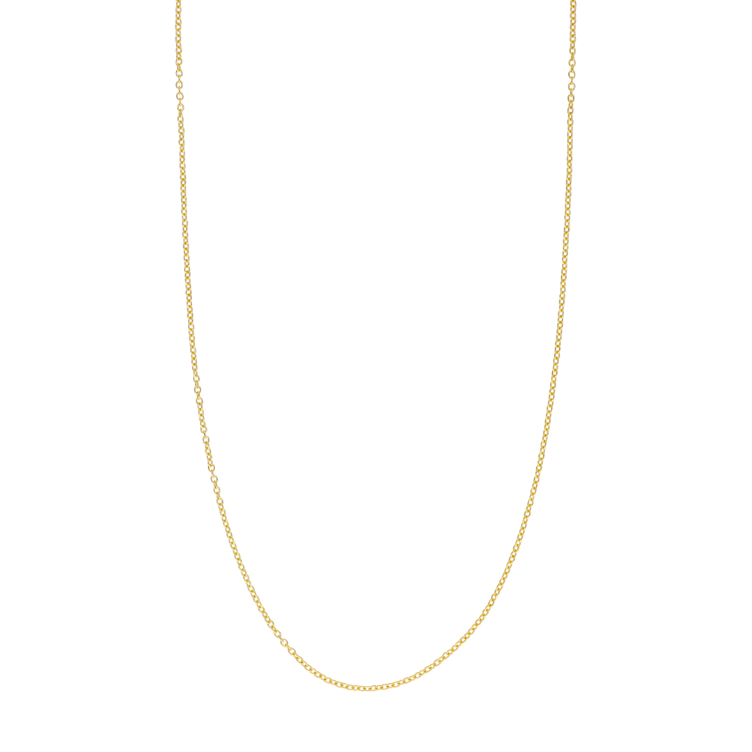 Cadena 1mm ajustable 14K