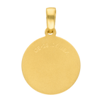 Medalla mate busto Guadalupe 14K