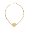 Pulsera escapulario Virgen del Carmen 14K