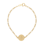 Pulsera escapulario Virgen del Carmen 14K