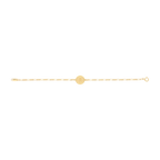 Pulsera escapulario Virgen del Carmen 14K