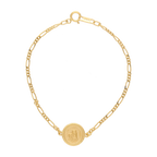 Pulsera escapulario Virgen del Carmen 14K