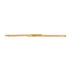 Esclava barra sólida cubana 14K
