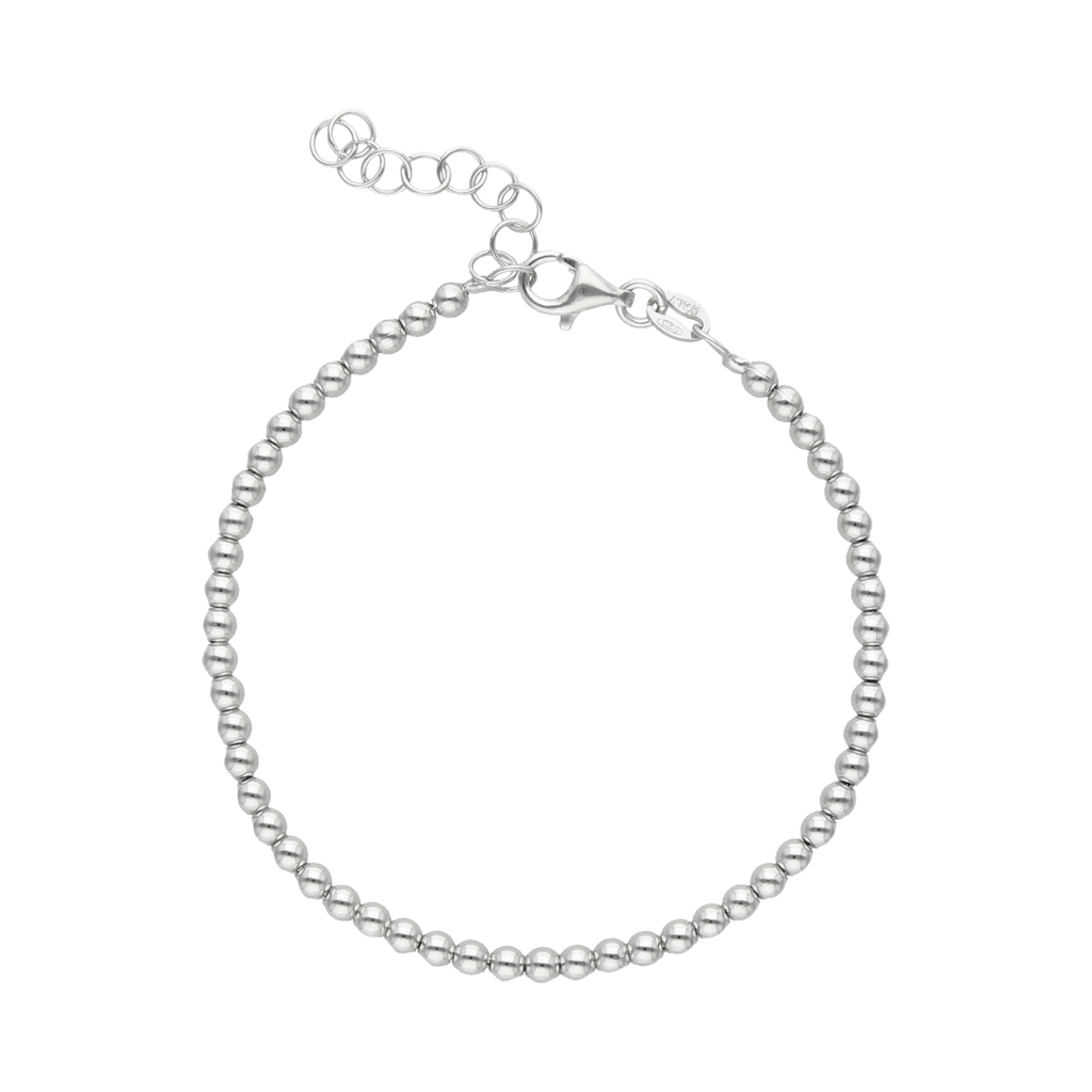 Pulsera bolas plata