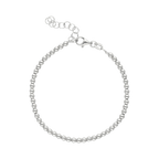 Pulsera bolas plata