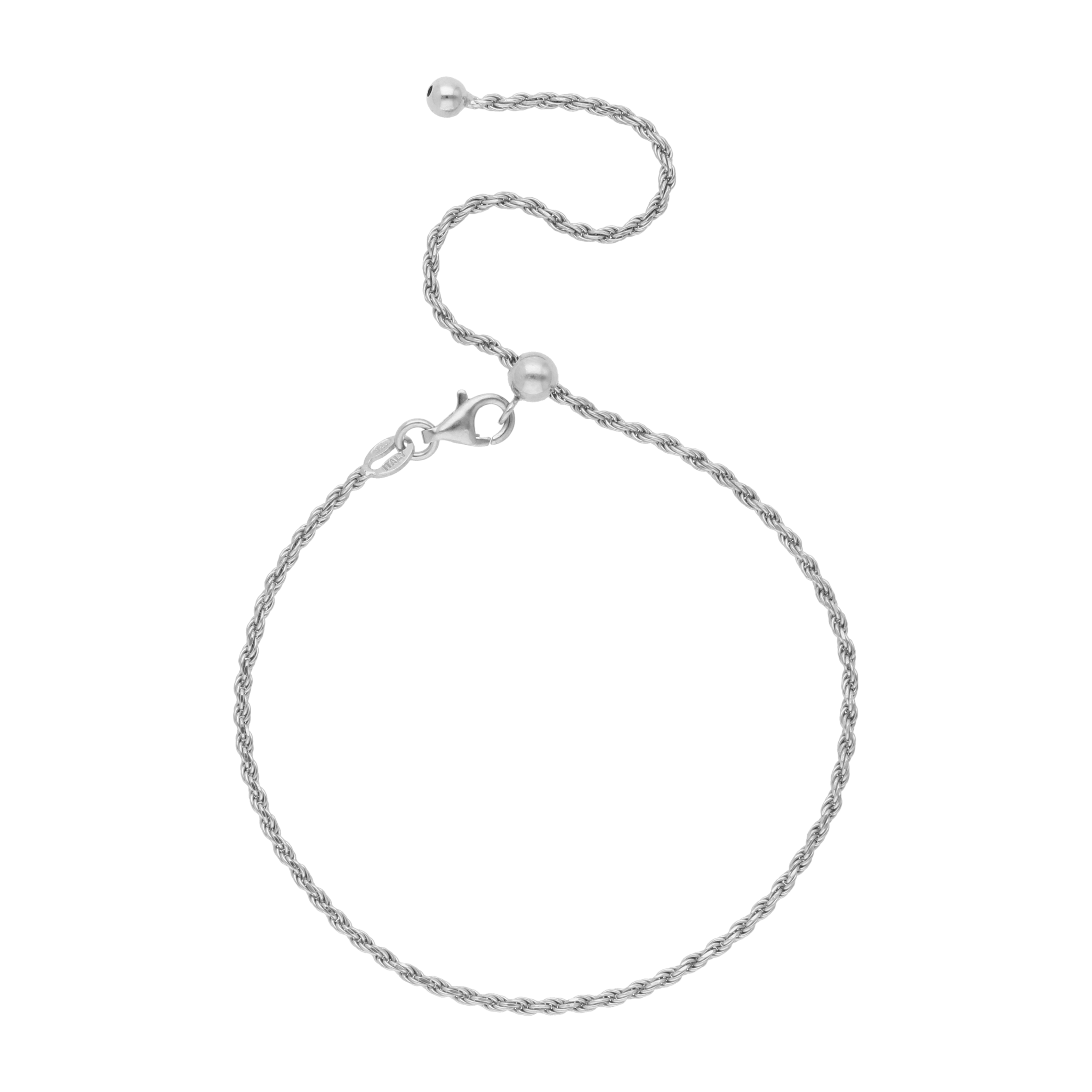 Pulsera torsal 2mm plata