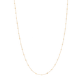 Cadena bolitas diamantadas plata