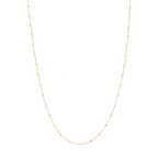 Cadena bolitas diamantadas plata