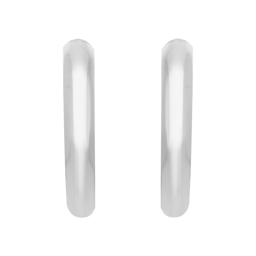 Arracadas 5 mm plata