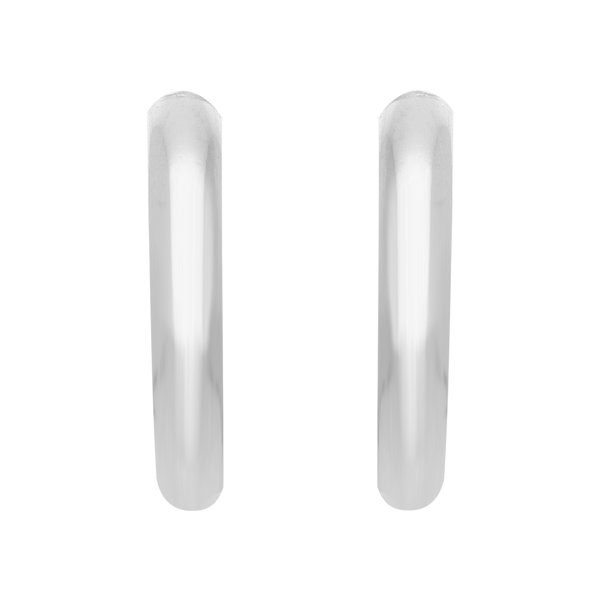 Arracadas 5 mm plata