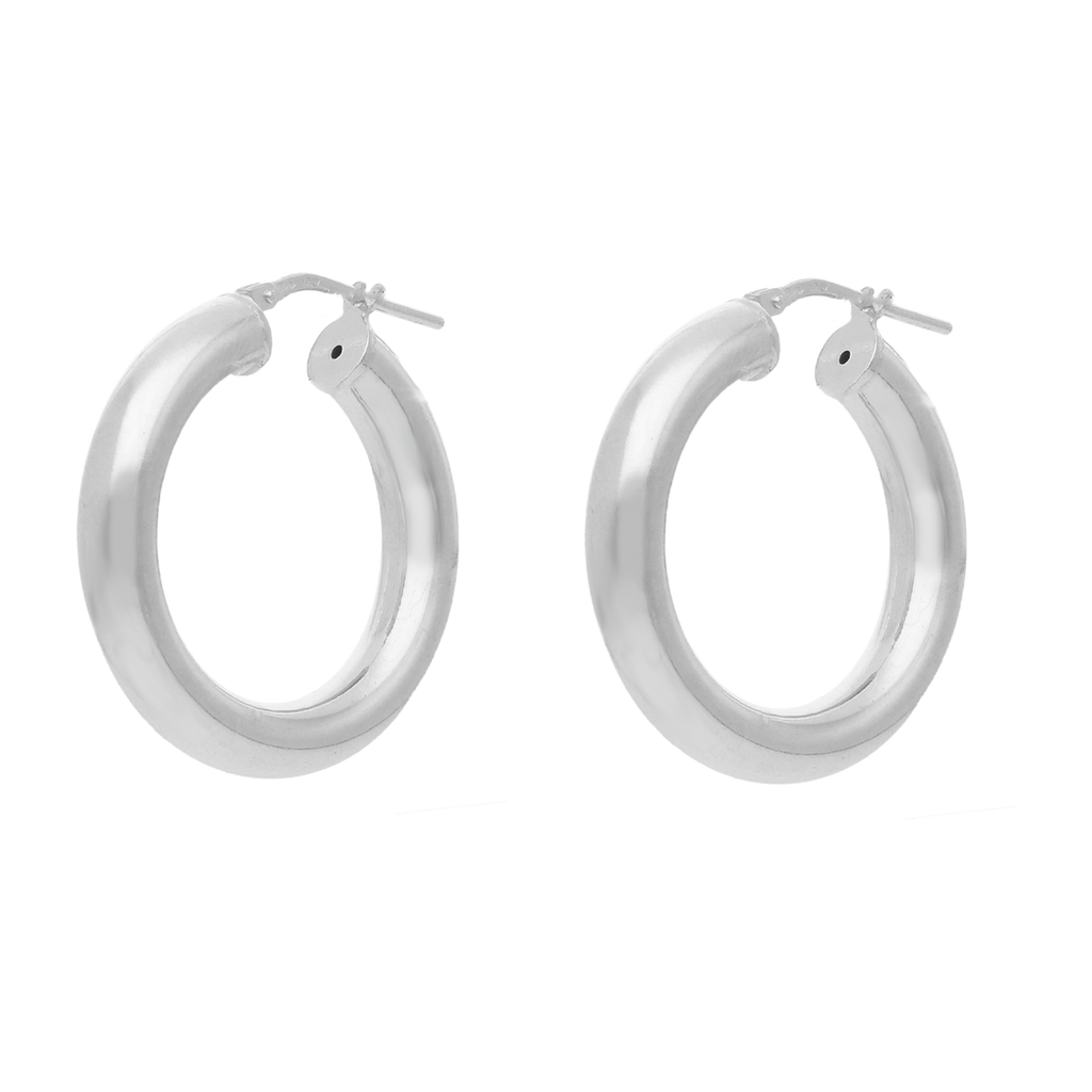 Arracadas 5 mm plata