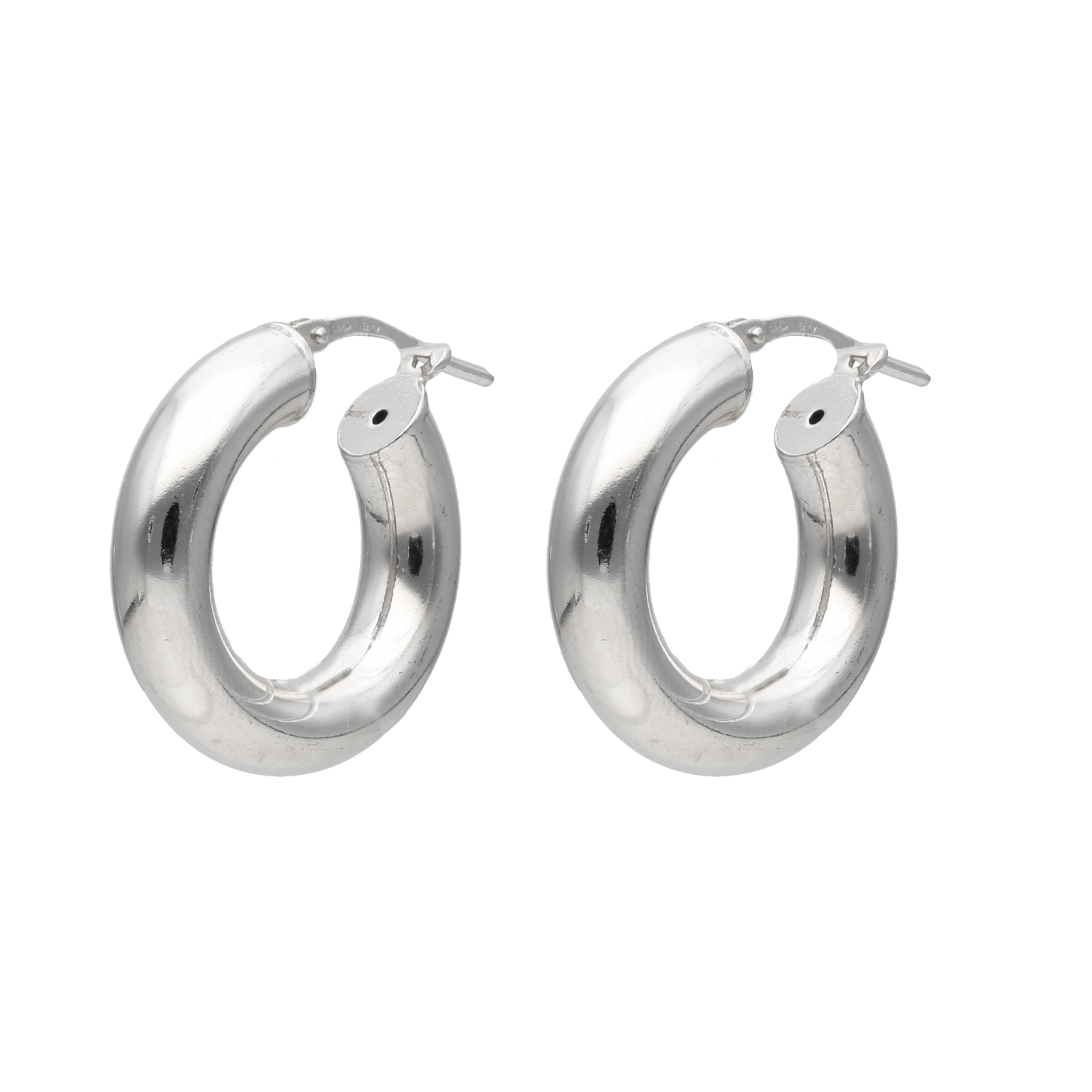 Arracadas 5 mm plata